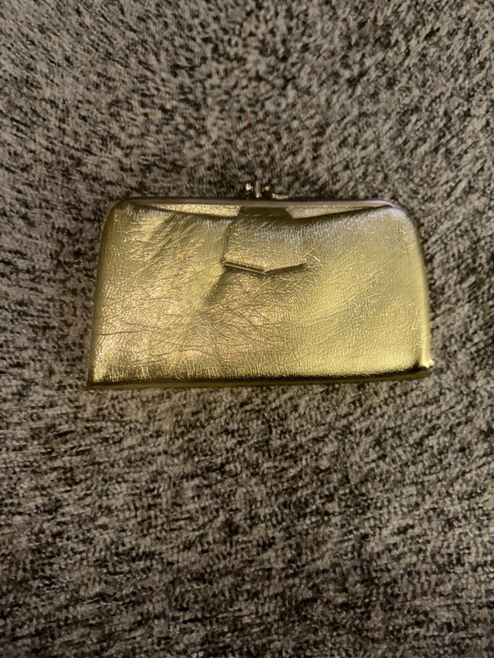 Vintage Gold Color Evening Clutch